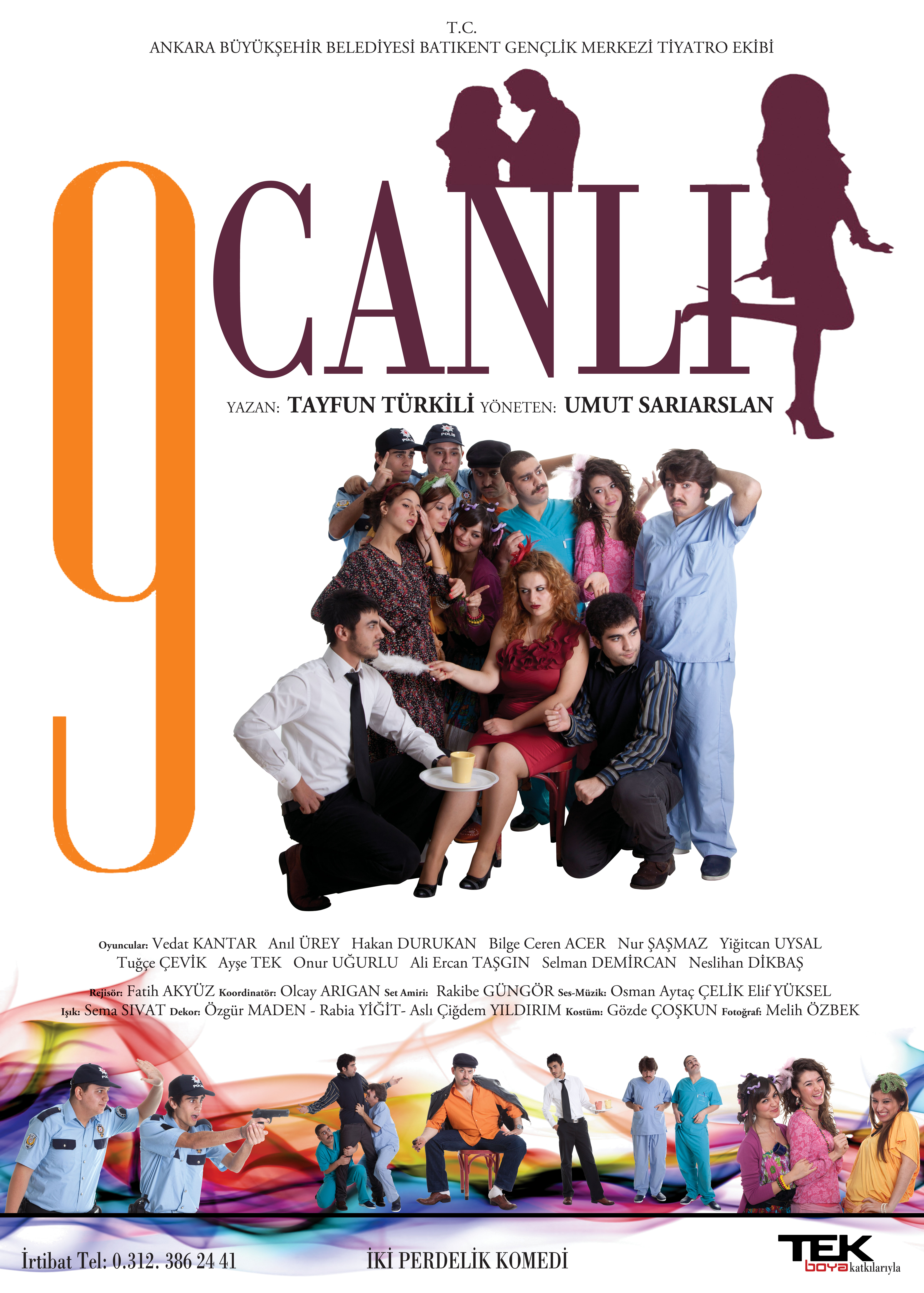 9 Canlı Tiyatro Oyunu